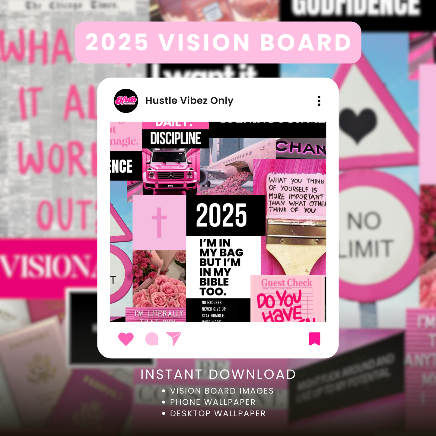 2025 Vision Board - FREEBIE