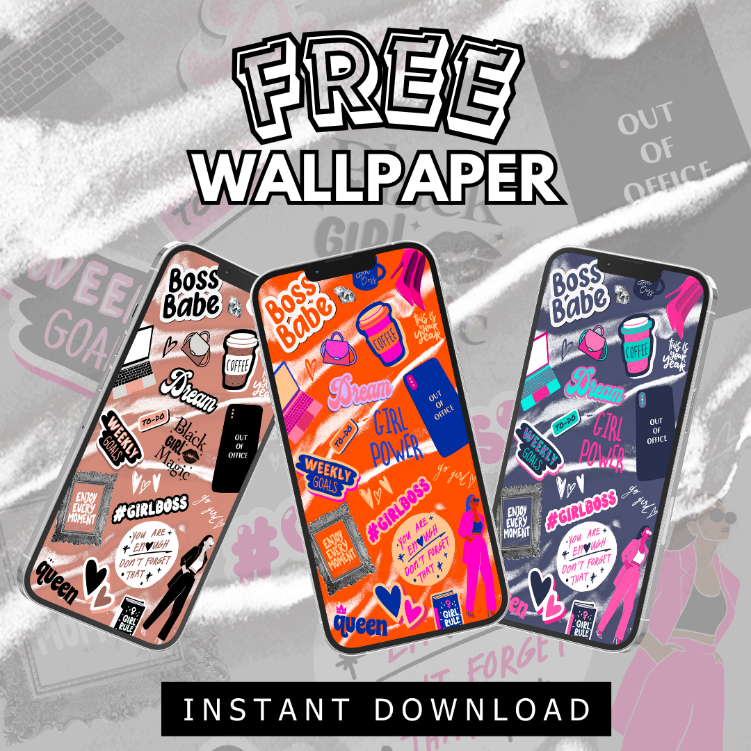 Girl Boss - FREEBIE Wallpaper