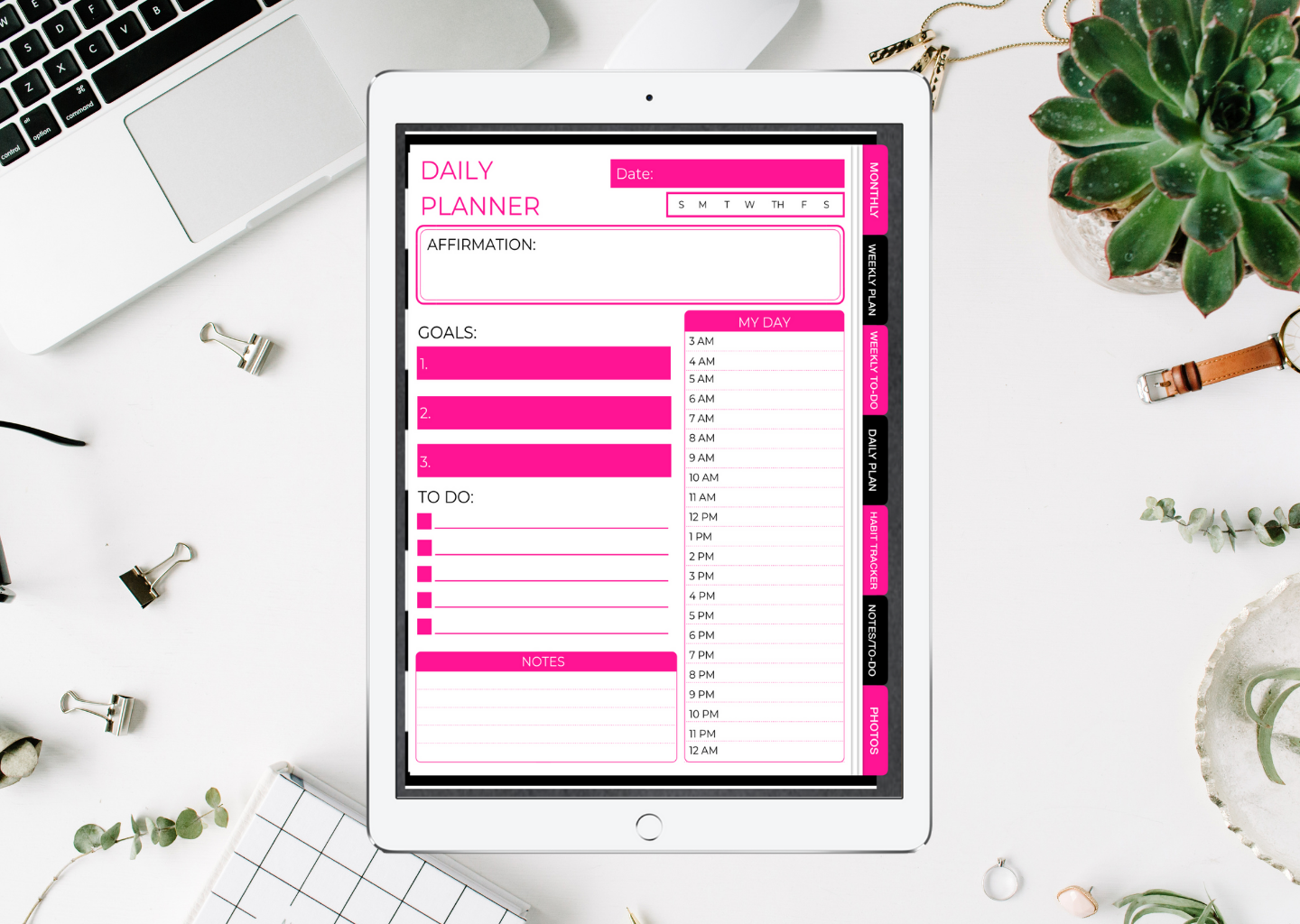 Everything PINK Planner