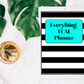 Everything TEAL Planner