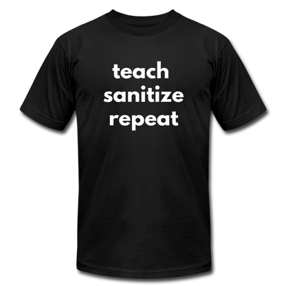 Teach, Sanitize, Repeat - black