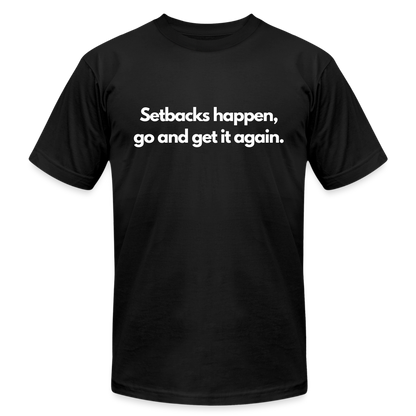 Setbacks Happen - black